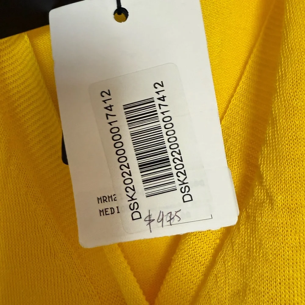 Marina Rinaldi Yellow Knit Cardigan NWT 14-16 oversized - Picture 11 of 16
